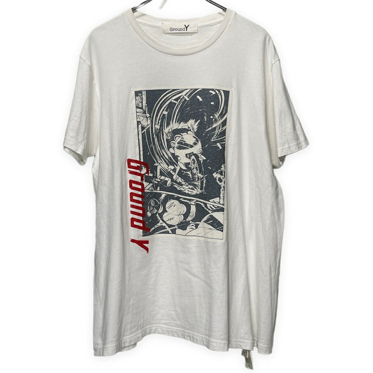Ground Y 18AW Kamen Rider Graphic T-Shirt White Size 4