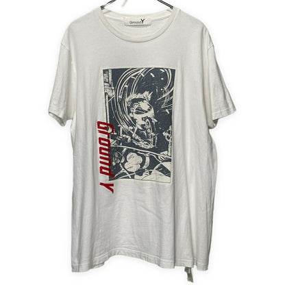 Ground Y 18AW Kamen Rider Graphic T-Shirt White Size 4