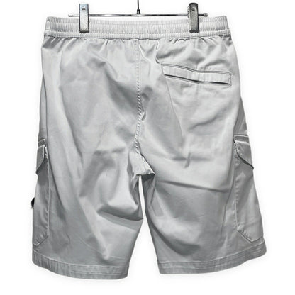 STONE ISLAND Stretch Cotton Drawstring Shorts Gray Size W31
