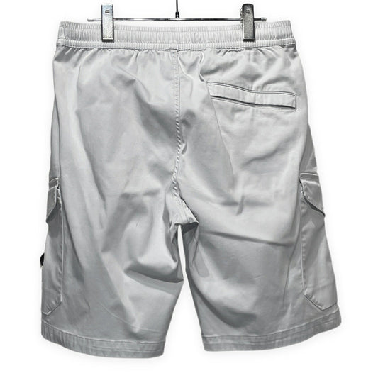 STONE ISLAND Stretch Cotton Drawstring Shorts Gray Size W31