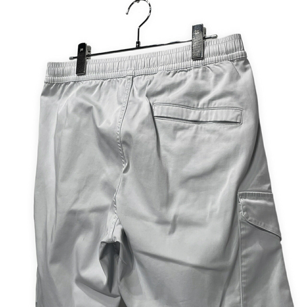 STONE ISLAND Stretch Cotton Drawstring Shorts Gray Size W31
