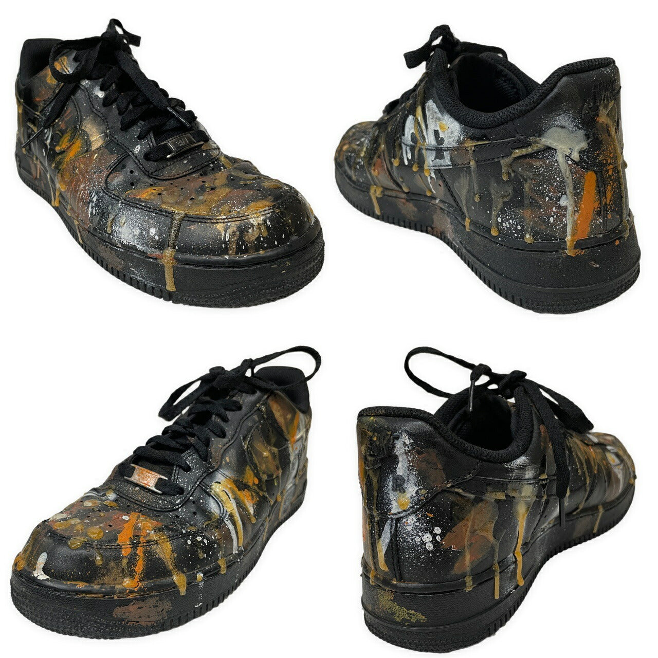 CILANDSIA NIKE AIR FORCE Sneakers Black Size 27.5