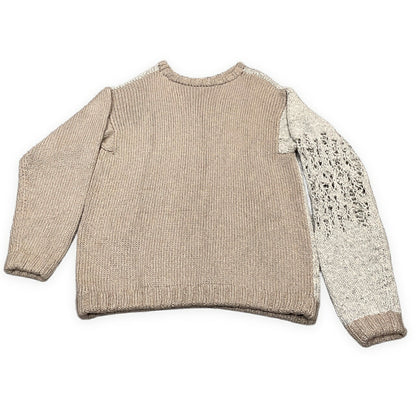 BODYSONG 19AW Oversized Distressed Knit Gray Size L