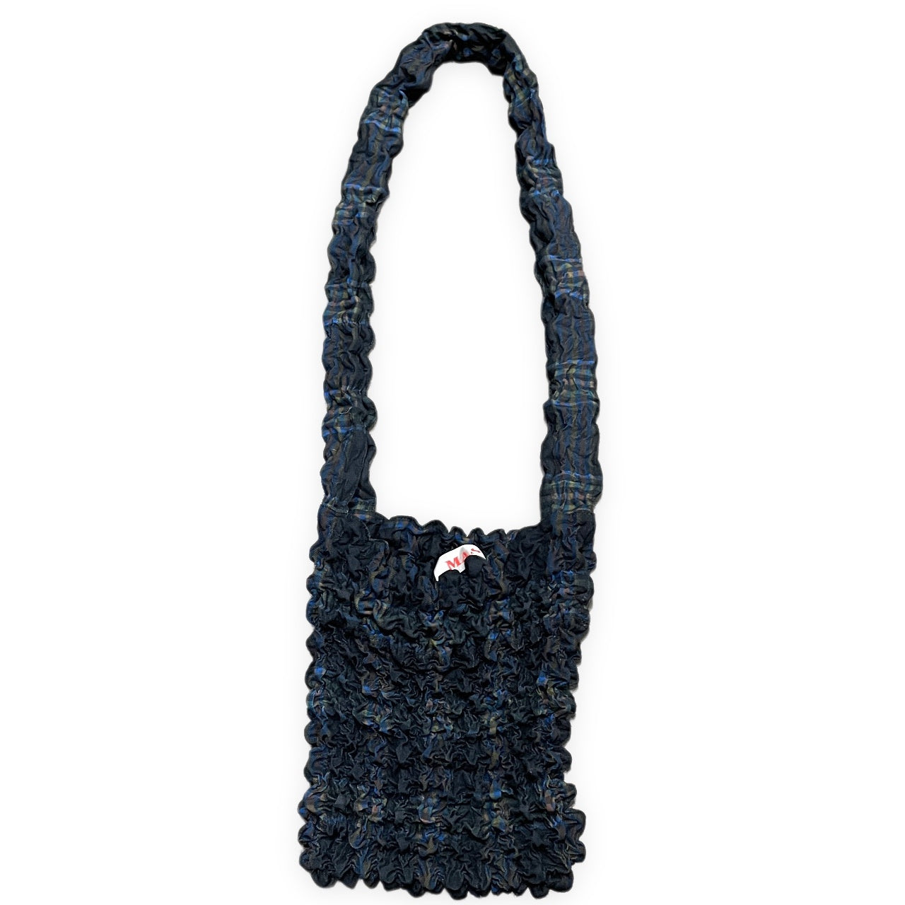 MASU POPCORN BAG Pleated Check Bag Green Size ONE SIZE