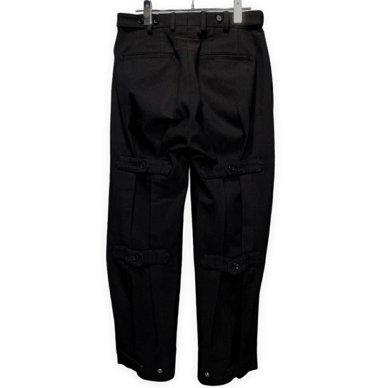 SYU.HOMME 20AW Nu Bondage Trousers Black