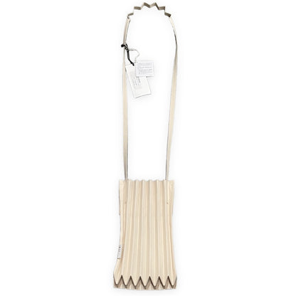 ISSEY MIYAKE TRUNK PLEATS BAG Bag Beige Size ONE SIZE