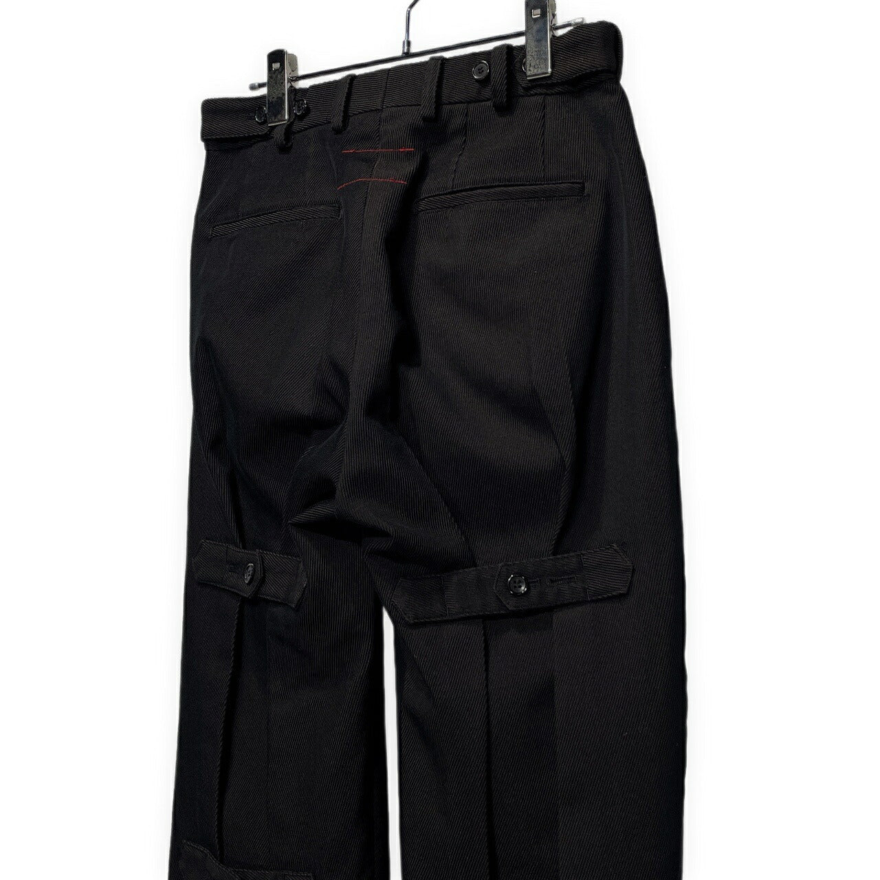 SYU.HOMME 20AW Nu Bondage Trousers Black