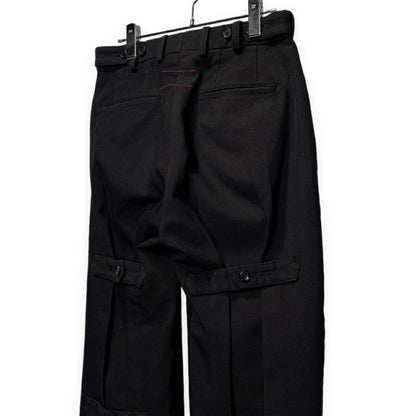 SYU.HOMME 20AW Nu Bondage Trousers Black