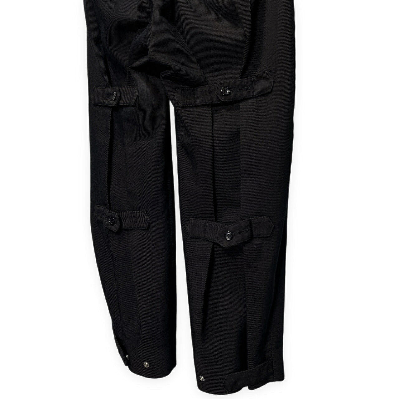SYU.HOMME 20AW Nu Bondage Trousers Black