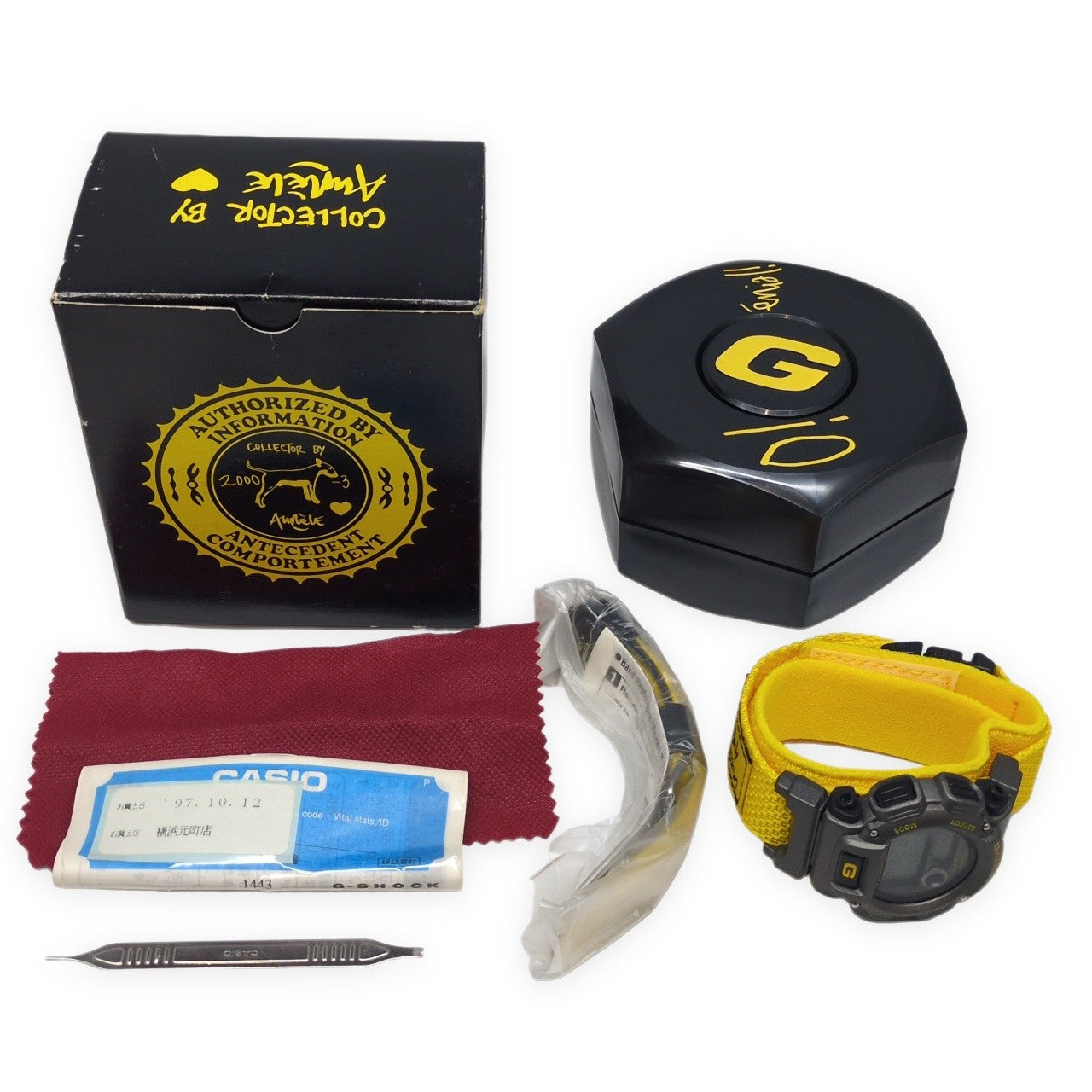 CASIO G-SHOCK agnes b. Watch Silver/Yellow Size ONE SIZE