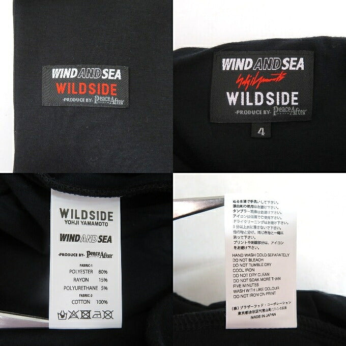 WIND AND SEA x YY Multi Zipper Hoodie Black Size 4