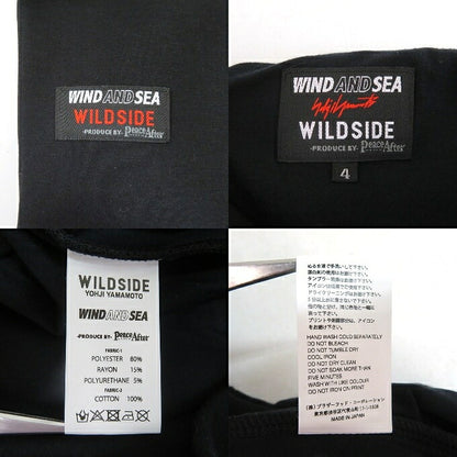 WIND AND SEA x YY Multi Zipper Hoodie Black Size 4