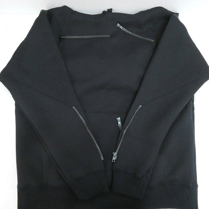 WIND AND SEA x YY Multi Zipper Hoodie Black Size 4