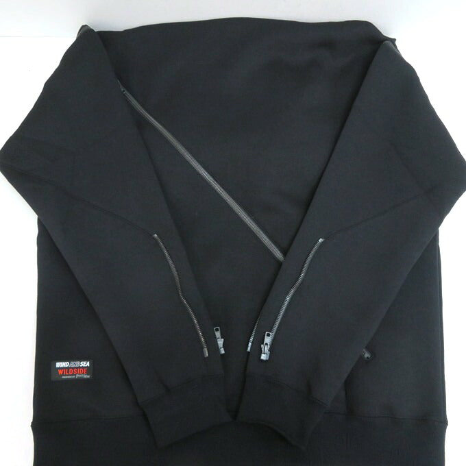 WIND AND SEA x YY Multi Zipper Hoodie Black Size 4