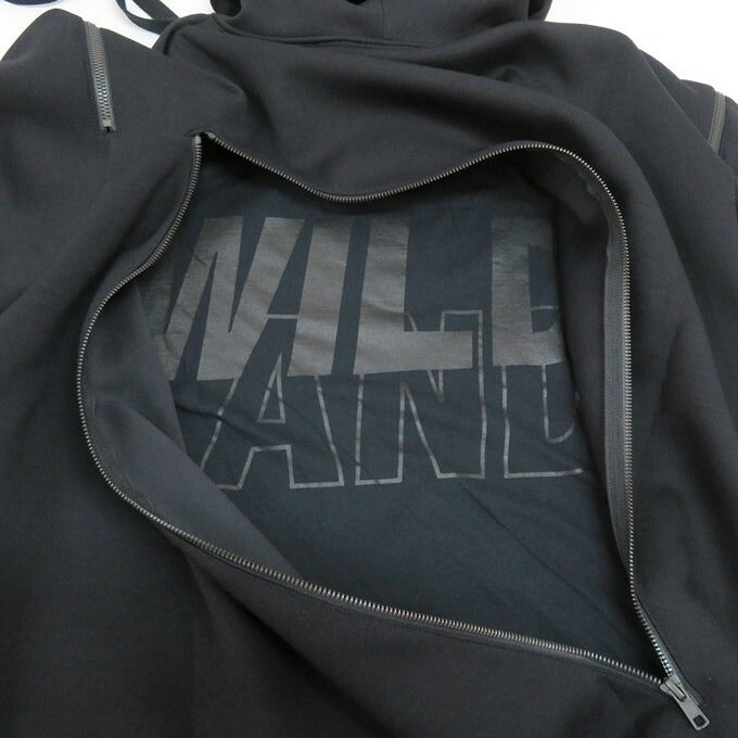 WIND AND SEA x YY Multi Zipper Hoodie Black Size 4