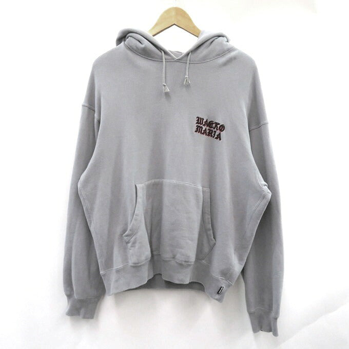 WACKO MARIA Mid Weight Pullover Hoodie Gray Size L