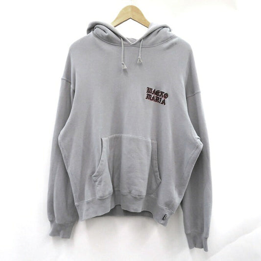 WACKO MARIA Mid Weight Pullover Hoodie Gray Size L