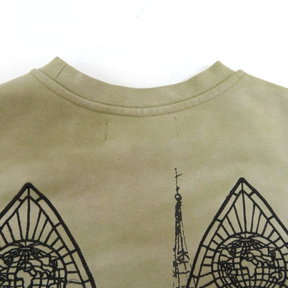 WHO DECIDES WAR Cathedral Pullover Sweatshirt Olive Size XS