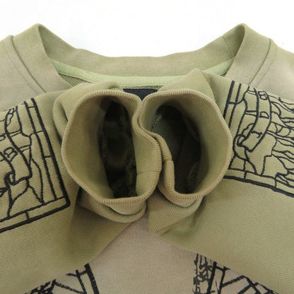 WHO DECIDES WAR Cathedral Pullover Sweatshirt Olive Size XS