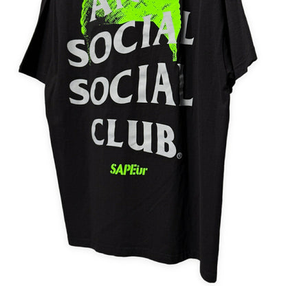 ANTI SOCIAL SOCIAL CLUB SAPEUR Rodman T-Shirt Black Size XL