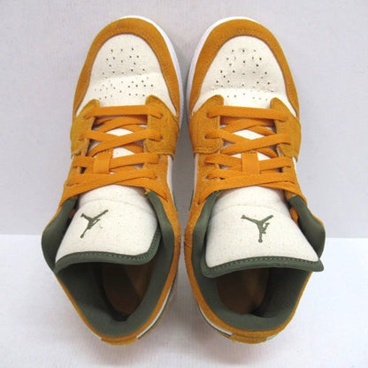NIKE AIR JORDAN 1 Low SE GS Olive Curry Sneakers Size 24.5cm
