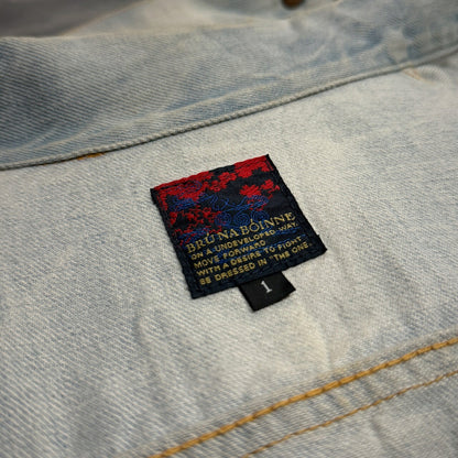 BRU NA BOINNE Darla Good Fortune Denim Jacket Size 1