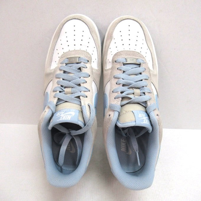 NIKE AIR FORCE 1 Low '07 LV8 Bone Blue Sneakers Size 27cm