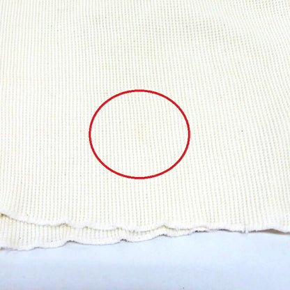 DISCOVERED LOOPING Waffle Long Sleeve T-Shirt Ivory Size 1