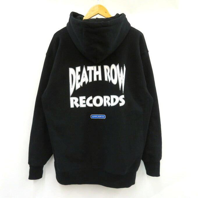 APPLEBUM x Death Row Records Pullover Hoodie Black Size XXL