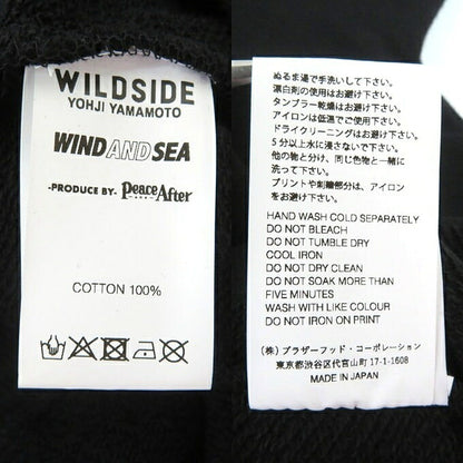 WILDSIDE YOHJI YAMAMOTO x WIND AND SEA Hoodie Black Size 3