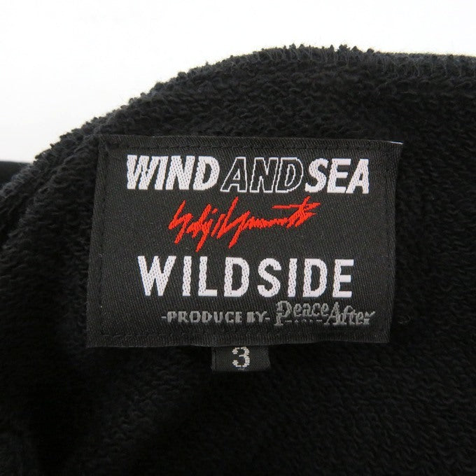 WILDSIDE YOHJI YAMAMOTO x WIND AND SEA Hoodie Black Size 3