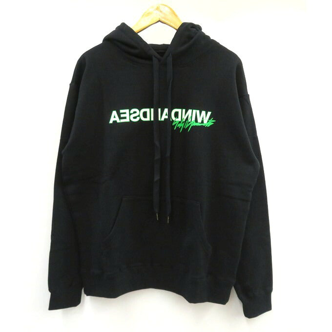 WILDSIDE YOHJI YAMAMOTO x WIND AND SEA Hoodie Black Size 2