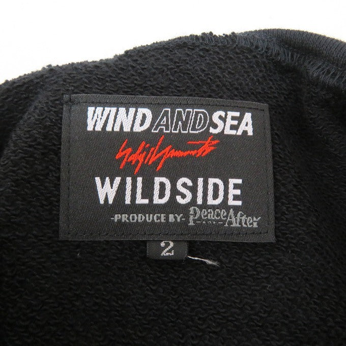 WILDSIDE YOHJI YAMAMOTO x WIND AND SEA Hoodie Black Size 2