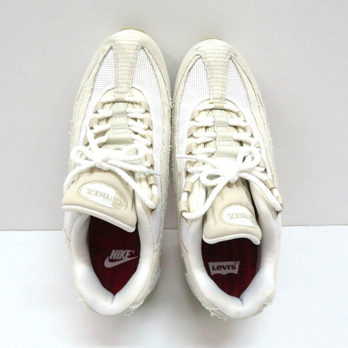 Levi's x Nike Air Max 95 OG White Sneakers Size 28cm