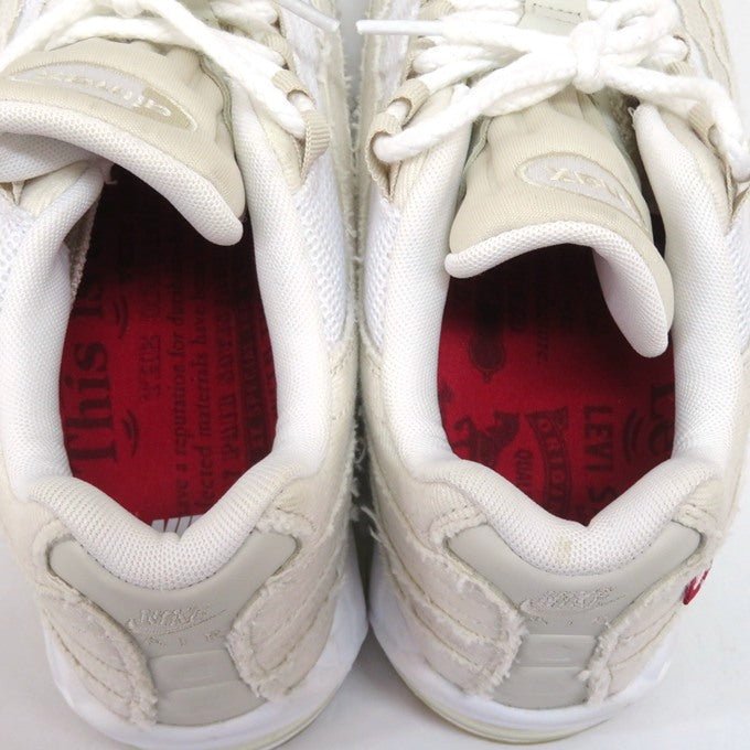 Levi's x Nike Air Max 95 OG White Sneakers Size 28cm