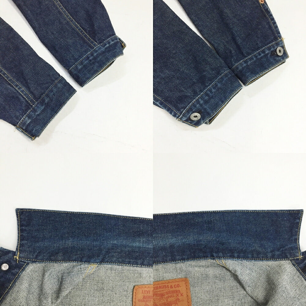 Levi's 71506 XX 1st Type WWII Denim Jacket Indigo Size 38