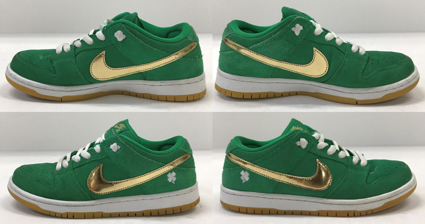 NIKE SB Dunk Low "Patrick's Day Green Sneakers Size 26