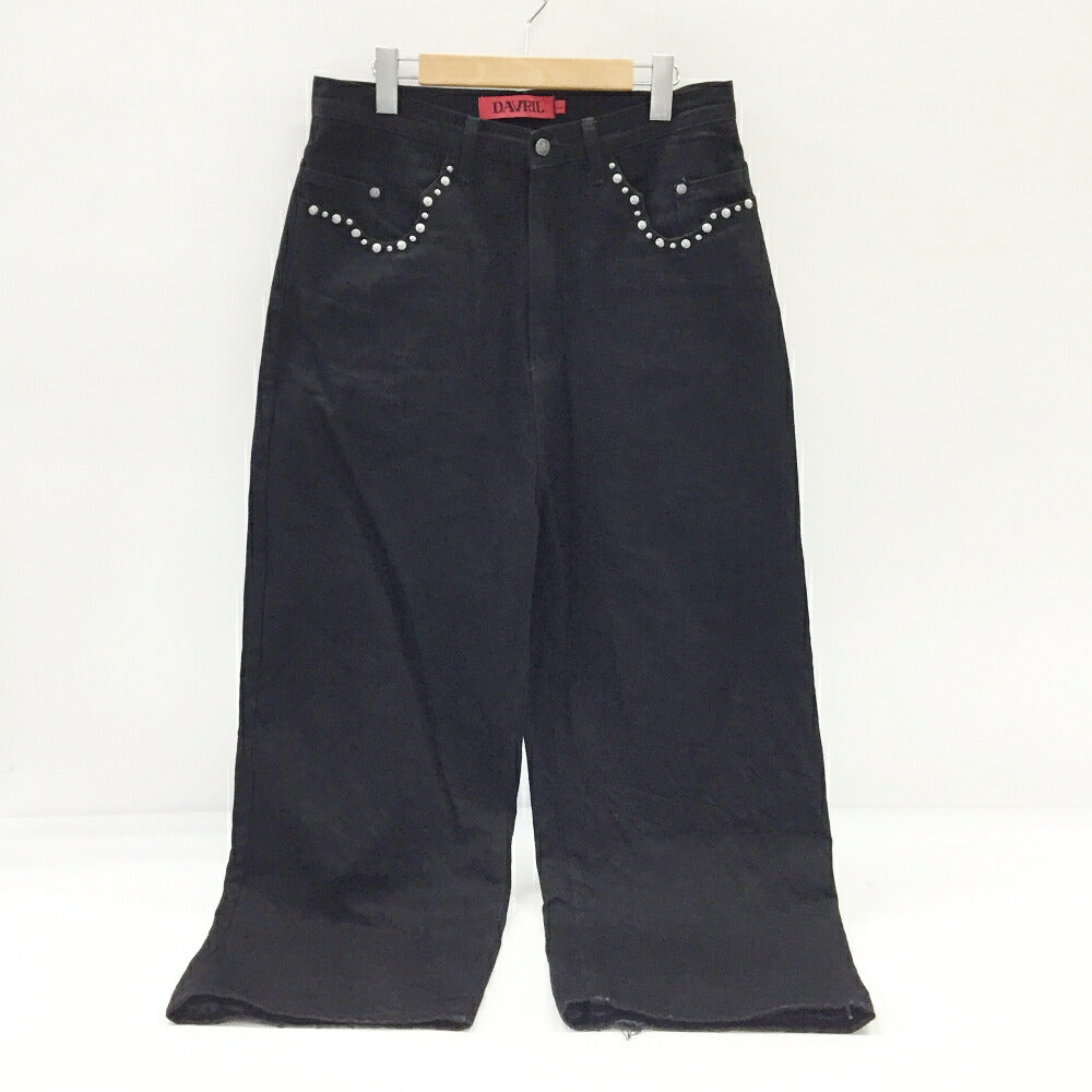 DAVRILSUPPLY Baggy Black Denim Jeans Size L