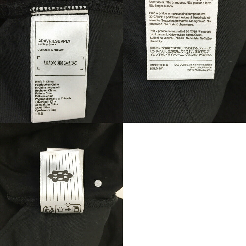 DAVRILSUPPLY Baggy Black Denim Jeans Size L