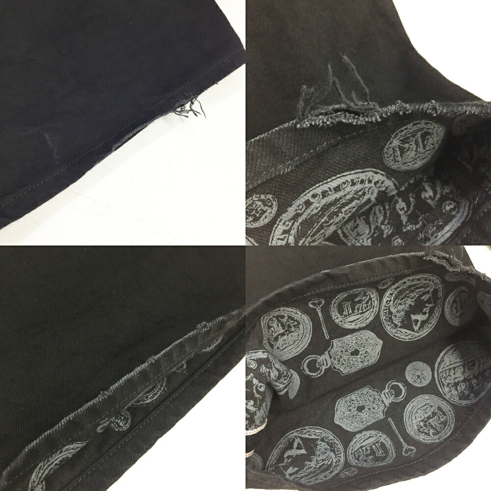 DAVRILSUPPLY Baggy Black Denim Jeans Size L
