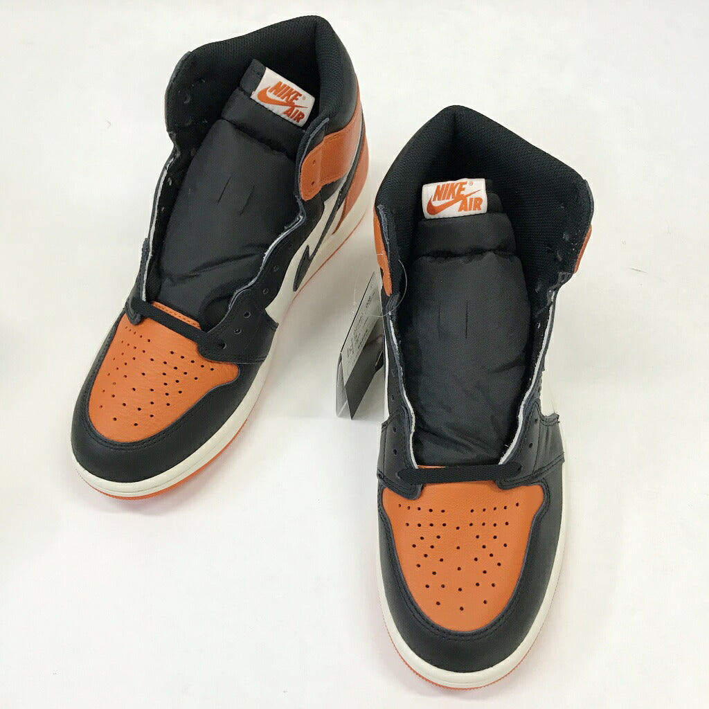 RETRO HIGH OG Nike Air Jordan 1 Black Sneakers Size 28.5