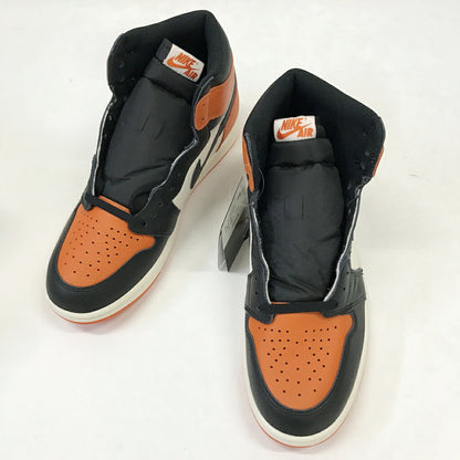 RETRO HIGH OG Nike Air Jordan 1 Black Sneakers Size 28.5