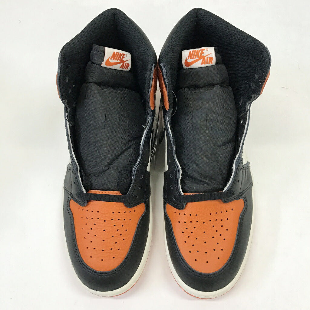 RETRO HIGH OG Nike Air Jordan 1 Black Sneakers Size 28.5