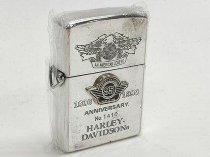 Zippo Harley Davidson 95th Anniversary Silver Lighter