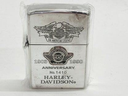 Zippo Harley Davidson 95th Anniversary Silver Lighter