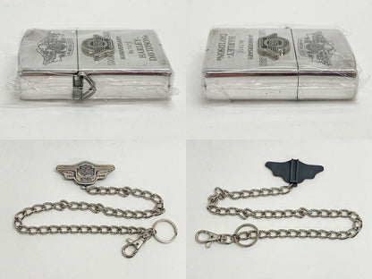 Zippo Harley Davidson 95th Anniversary Silver Lighter