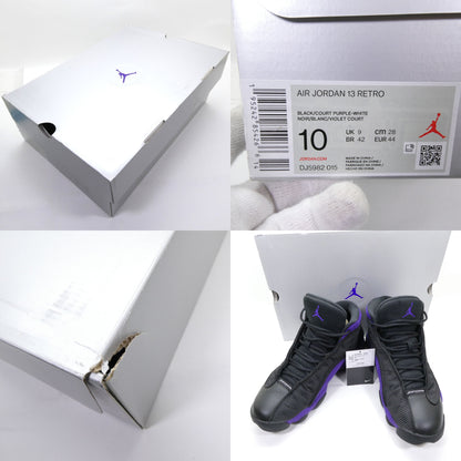 COURT PURPLE Nike Air Jordan 13 Retro Black Sneakers