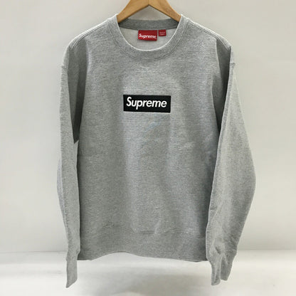Supreme BOX LOGO Crewneck Sweatshirt Heather Gray Size S