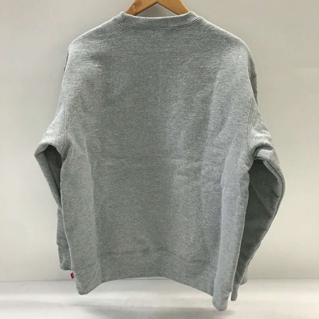 Supreme BOX LOGO Crewneck Sweatshirt Heather Gray Size S