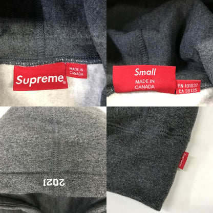 Supreme BOX LOGO Hoodie Charcoal Gray Size S